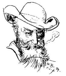 Wilhelm Busch Selbstportrait