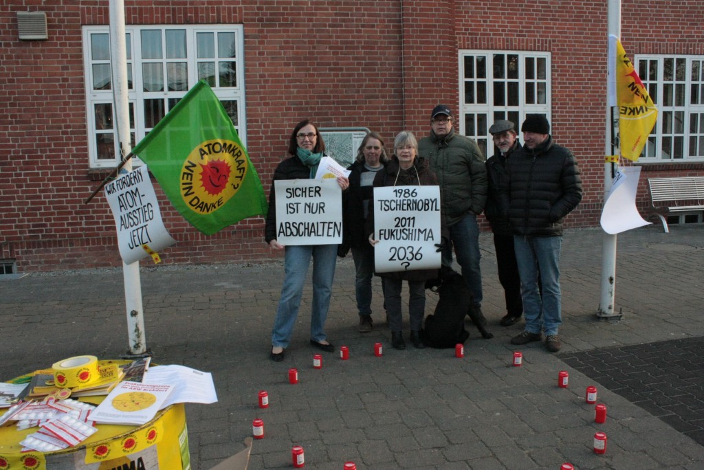 Kleine Mahnwache auch in Bargteheide