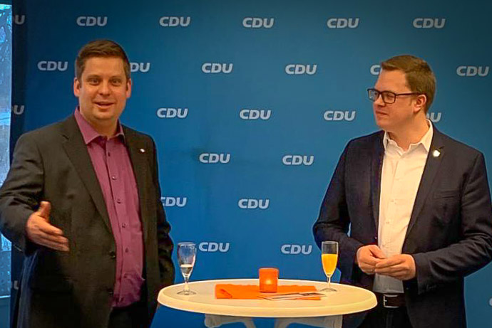 Spannende Diskussionen auf dem CDU-Neujahrsempfang