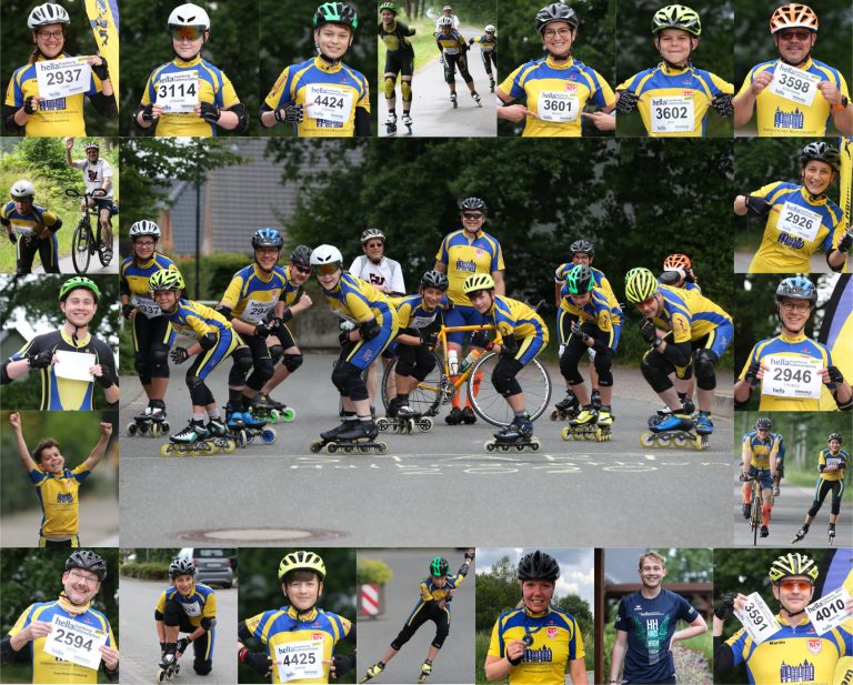 Digitale Premiere: Speedskater „Wilde Hummeln“ starten beim ersten Hella Halbmarathon digital