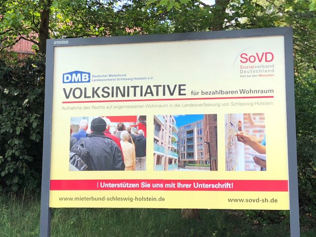 Volksinitiative Plakat