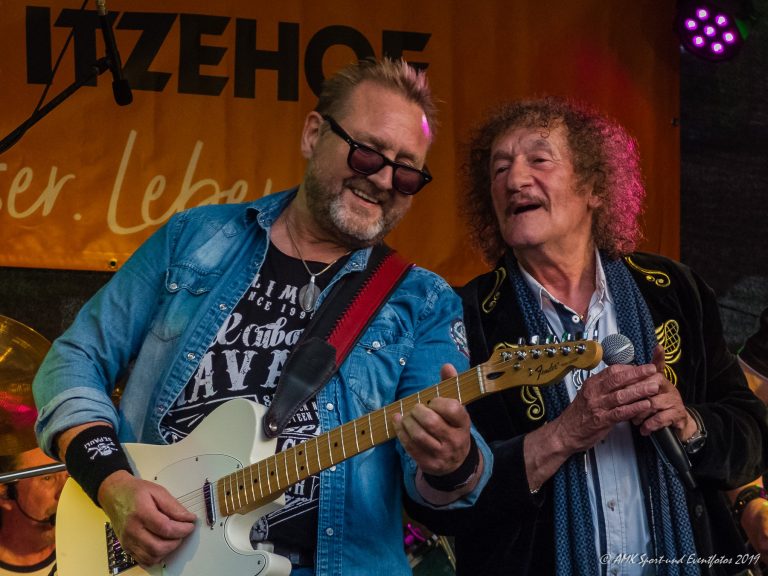 Geff Harrison (The Voice Senior) + Manfred Kraski (ex Rattles) im Teufels