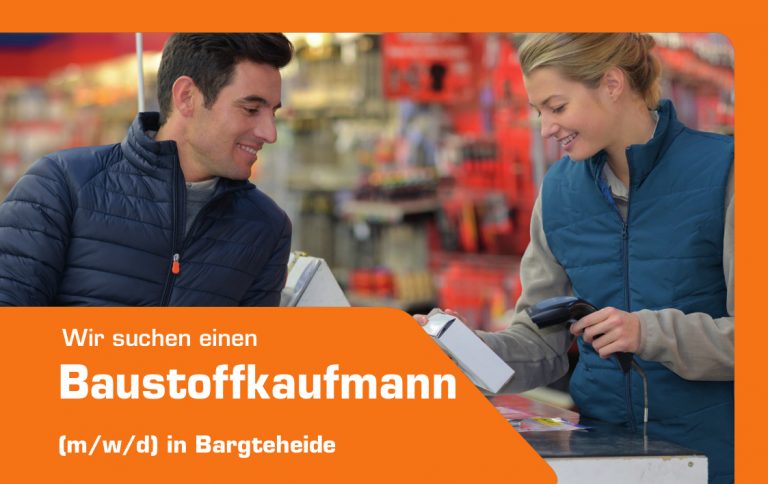 Baustoffkaufmann (m/w/d) gesucht