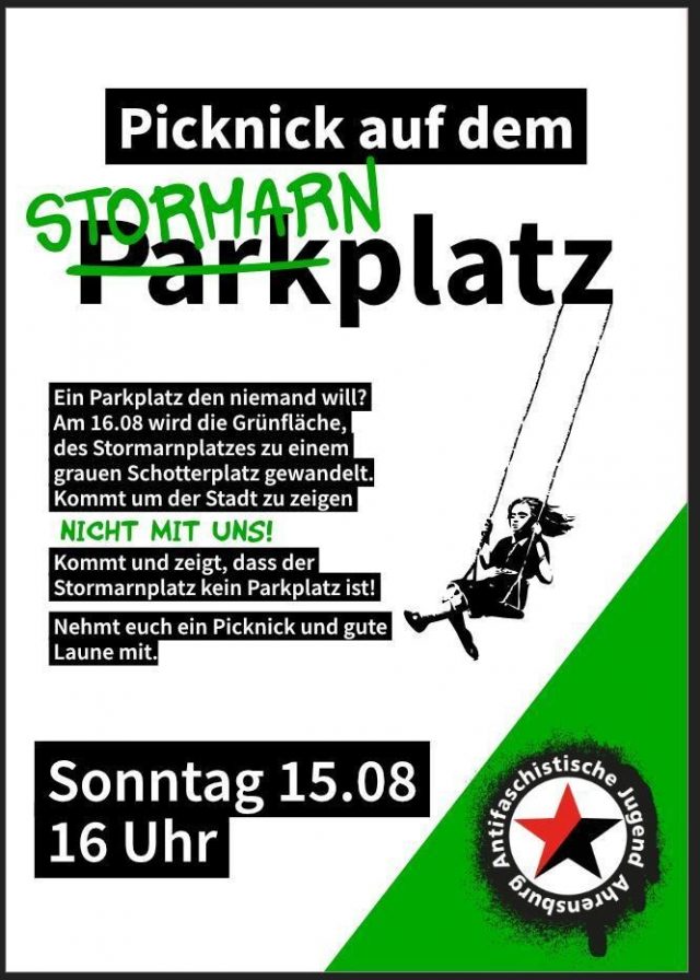 Flyer Stormarnplatz bleibt